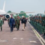 Kindu: Arrivée du vpm de la défense nationale Me Guy Kabombo Muadiamvita pour une mission officielle