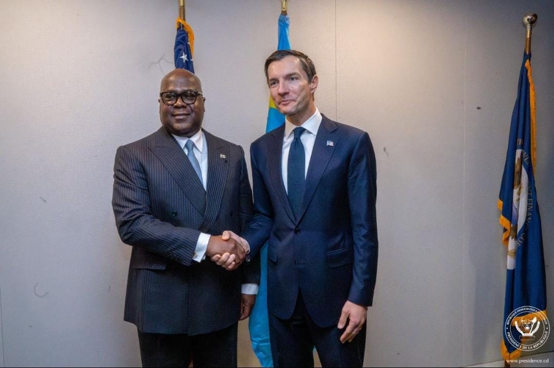 Coopération Usa Rdc Félix Tshisekedi et John Jovanovic s