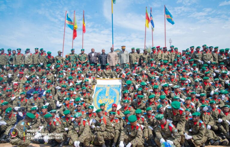 Académie militaire de Kananga : 295 nouveaux officiers dans les rangs des FARDC.