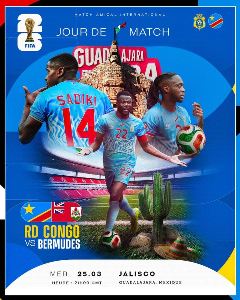Sport- Éliminatoires Coupe du monde 2026: La RDC, le premier pas vers le graal